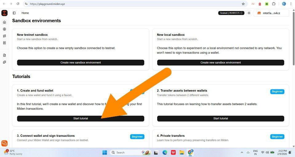 rajsh7894's tweet photo. Complete Step By Step Guide For @0xMiden Testnet

Miden is a blockchain where transactions are processed on your device, and only a small proof is sent to the network, making it faster, cheaper, and more private.

Raised $25M from Tier 1 investors

 Step By Step Testnet Guide 👇

Step 1 Install Wallet, Claim Faucet and Send Tokens

• Install the Miden wallet extension
  https://t.co/xJ4B5cUQEa
• Create a new wallet and save your keys securely
• Claim testnet tokens from the faucet
 https://t.co/Atj6fKE08V

• Send some test tokens to another wallet
  You can use this address to test transfers
mtst1arldjanz0a5q5yp6k00w3ra82cafn4cz_qruqqypuyph

Step 2 Playground Platform Testing

• Go to https://t.co/DqmhCkBF9C
• Connect your wallet
• Click on Start Tutorial
• Complete all tutorials one by one

All steps will appear on the right side once you start. Complete them sequentially. 

Step 3 Register a Domain

• Go to https://t.co/JwrGVfnb23
• Connect your wallet
• Search for a domain
• Click on Available
• Approve the transaction
• Done

That’s it for now. If you liked this guide,
like🩷 
retweet 🔁