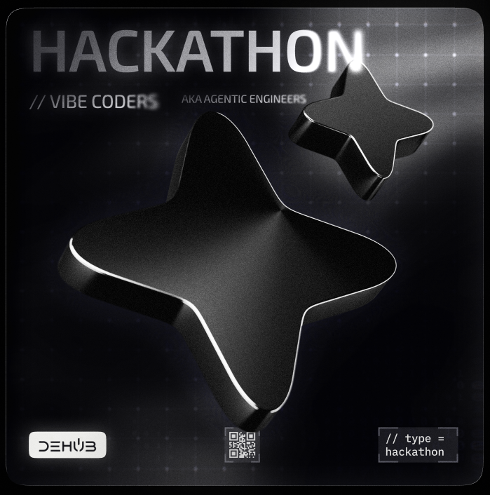 DeHub Hackathon: Calling All Vibe Coders

Build something for DeHub to win $1,000! From fun mini-games to handy tools, the world is your oyster if it uses $DHB.

Comment below to submit your entries. A winner will be picked by the community after a minimum of 10.
