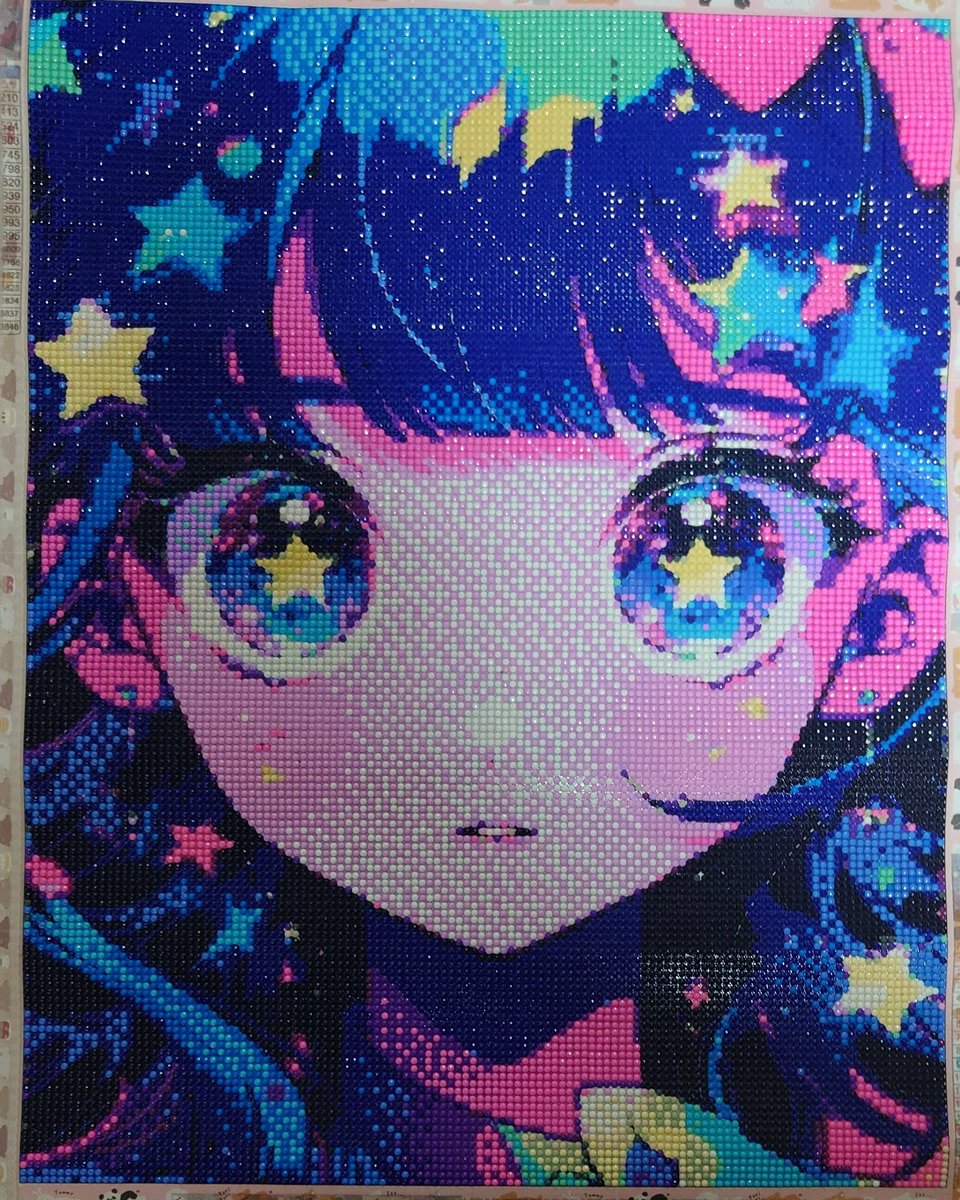 you_da_1020's tweet photo. ～50.51作品目 完成～
雰囲気真逆な2��完成✨
貯めに貯めた在庫頑張って完成させてくぞー!!

 #ダイヤモンドアート
 #完成 https://t.co/4ehJgr6ELA