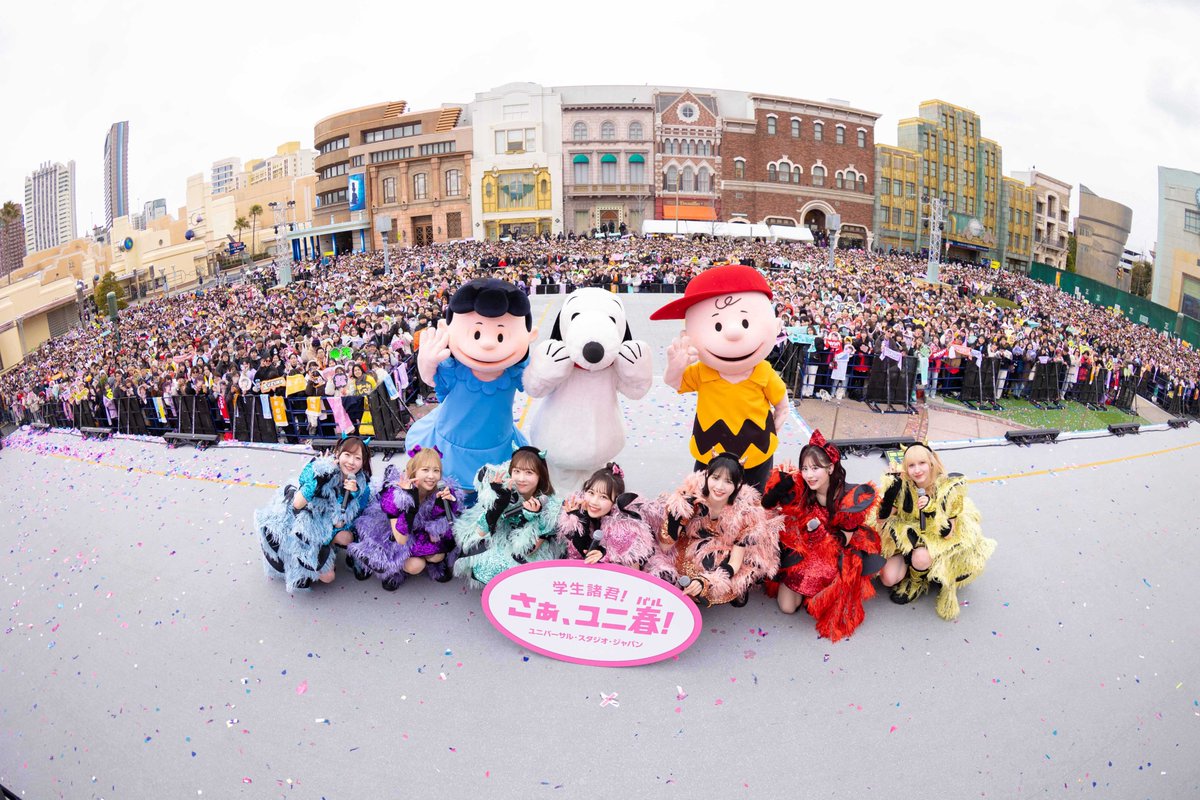 ❤️🩷 FRUITS ZIPPER 💛💚 USJ『ユニ春』で特別ステージ披露 関西出身