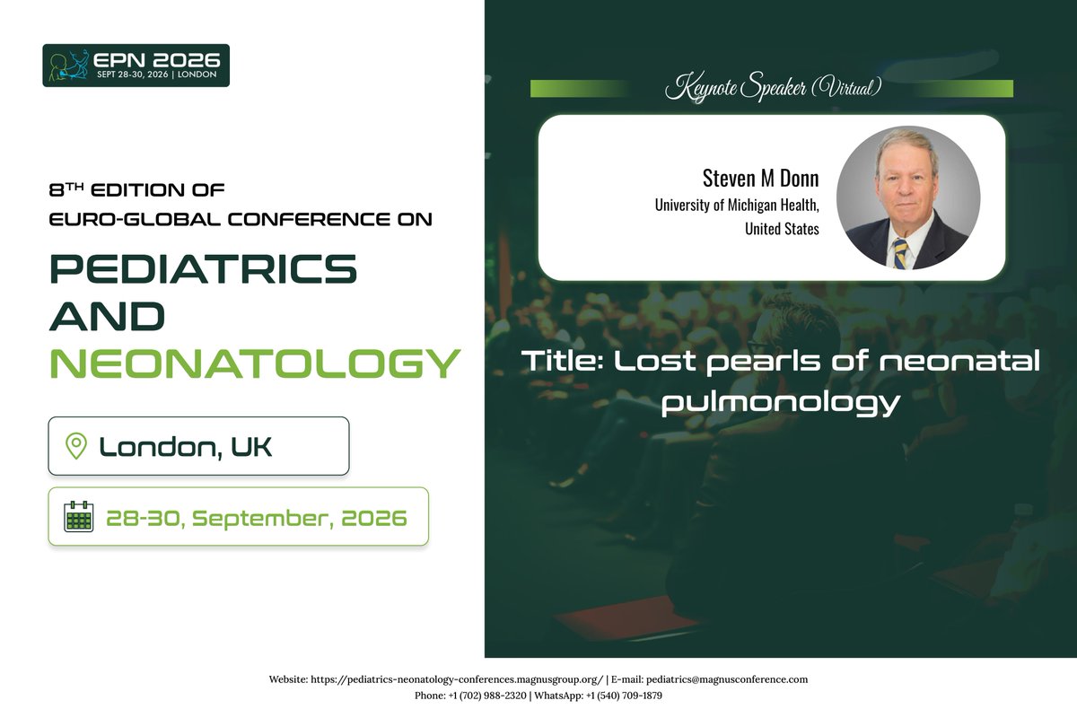 Pediatrics & Neonatology Event tweet media