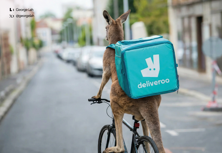 georgelah's tweet image. Fun concept for @OneMinuteBriefs - Brief of the Day: Create posters to advertise #PizzaDelivery for #NationalPizzaDay 

@Deliveroo 🦘