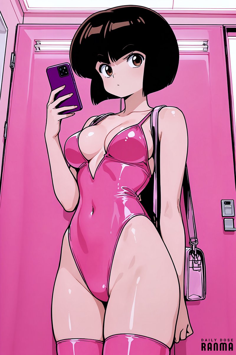 The outfit exaggerates femininity without surrendering agency
#らんま #らんまアニメ #ranma