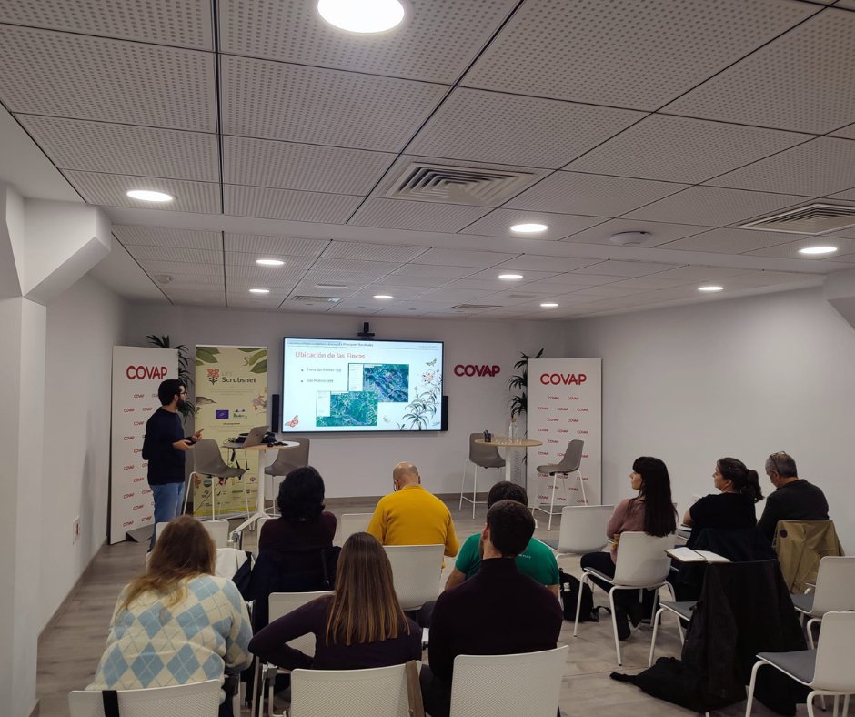 LScrubsnet's tweet photo. 🌿Jornada de transferencia del proyecto en el Valle de Los Pedroches(Córdoba), celebrada en @COVAP

Emilio De León @Covap, Vicente Rodríguez @UnivCordoba, André Oliveira @Uevora, Javier Alonso Ecohabitat, Lorena Gómez @IRNAS_CSIC y Gerardo Moreno @infouex
https://t.co/liMkS5x7Wd https://t.co/zxeiFQm15G