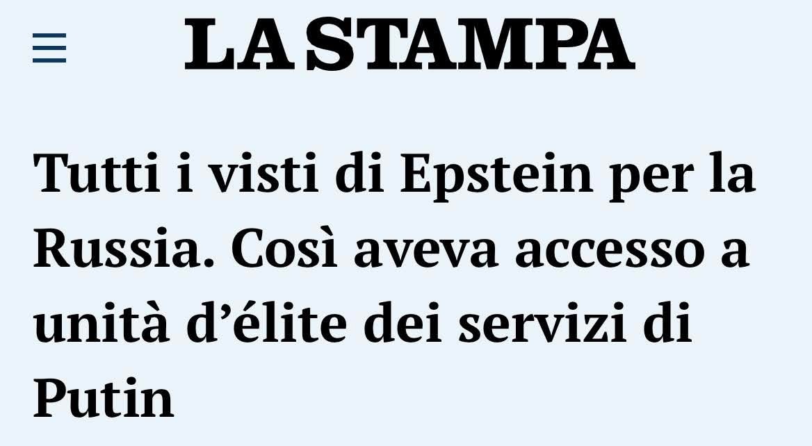 L'ultima trovata dei padroni del discorso è questa: provare a far passare Putin per responsabile dell'affaire Epstein. La propaganda non ha più limiti...