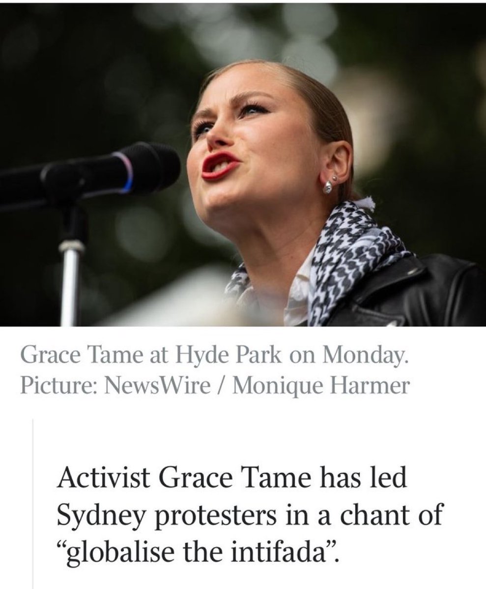 _Tumbawumba's tweet photo. Isn’t Grace Tame a victim of rape?

Does she even know what happened to Jewish women on October 7th? 

You can’t make this stuff up. https://t.co/5uSl0PKA2C
