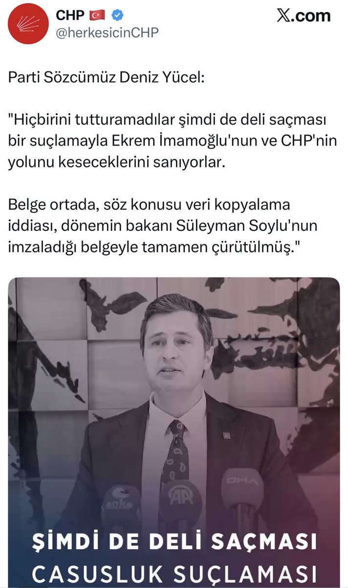 Özgür Karabat’a hitaben; 

Siyaset bir gün biter. İlçe başkanlığı yaptığınız benim de ikamet ettiğim yerde yarın  yüz yüze geliriz. Mahcubiyet olur.
Paylaştığınız sözde “casusluk delili çürütme” belgenizin var olan dava ile ilgisi sıfırdır. Daha öncede bunu iddia eden şimdilerde