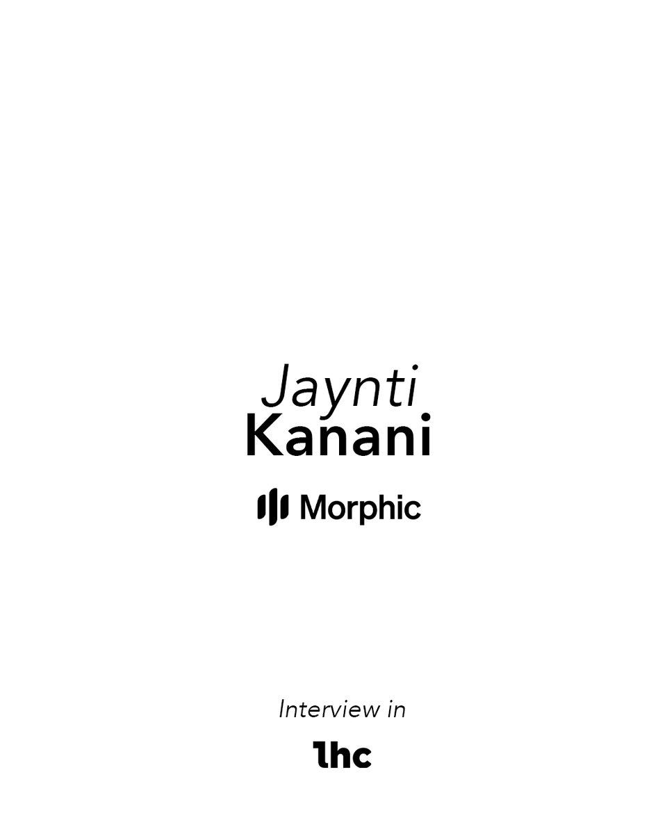 At the crossroads of blockchain and animated imagination, <a href="/jdkanani/">Jaynti Kanani (JD)</a> decided to turn a new page. After co-founding Polygon, he launched Morphic, a studio and platform that aims to become the "Pixar of AI". More than a tool, Morphic is a narrative engine: a space where creators can