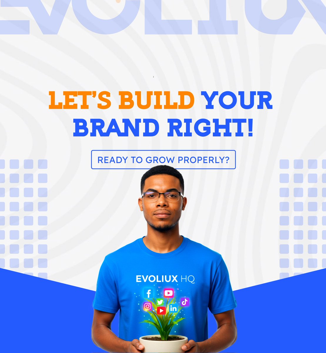 evoliuxhq's tweet photo. If you’re serious about improving your brand’s visibility, structure, and credibility, now is the time to act. Send us a message through our social platforms and let’s discuss how EVOLIUX can help you move from confusion to clarity. https://t.co/38hajkrAei