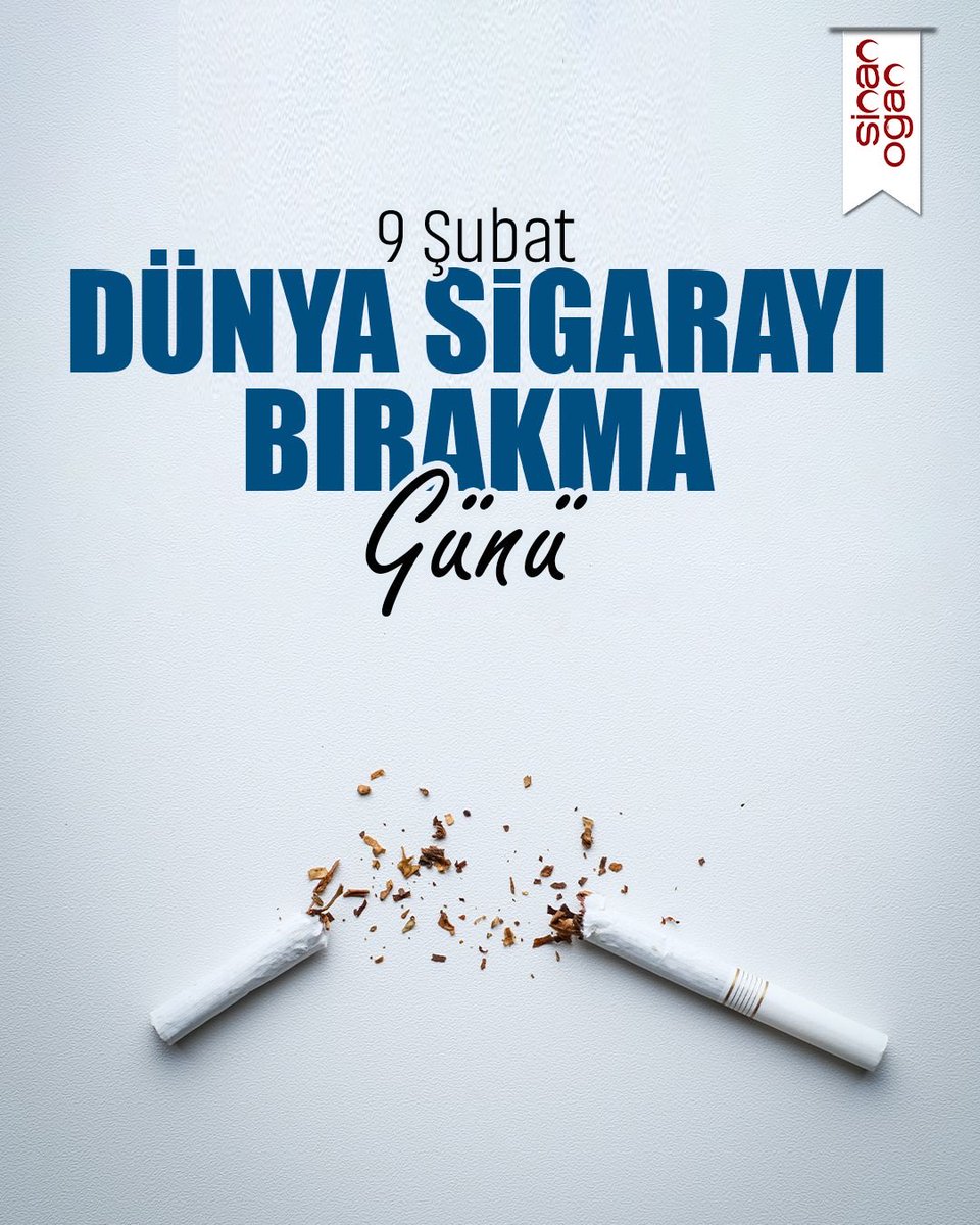 DrSinanOgan's tweet photo. 9 Şubat Dünya Sigarayı Bırakma Günü vesilesiyle bir kez daha hatırlatmak isterim ki sigara sadece bireysel bir tercih değil, sağlığımıza, cebimize ve ülke ekonomisine zarar veren ciddi bir sorundur. 

Bizi ve çocuklarımızı zehirleyen bu alışkanlığa karşı artık birlikte dur deme zamanı gelmiştir. Yeni yürürlüğe girecek kurallara da güvenerek, toplum olarak sorumluluk alalım. Daha sağlıklı bireyler, daha güçlü aileler ve daha güçlü bir gelecek için gelin, sigaraya hep birlikte dur diyelim.