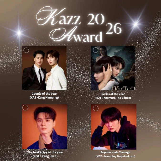 KengNampingINA's tweet photo. #VoteForKNP ; #KengNamping 
#KazzMagazine 

Kazz Award 2026✨

🗓 Periode voting:
9 Februari – 5 April 2026 (23.59 Wib)

📝 Aturan voting & perhitungan skor
1. Voting melalui Website
🔗https://t.co/Z7hkgAKqBo

2. Untuk foreigner: 
🔗https://t.co/Qm8txeuX6e
Bobot 80% (tidak dibatasi jumlah vote per hari)

3. Voting melalui LINE TODAY Poll
Bobot 20% (bisa vote 1 kali per hari)

- Couple of the year
https://t.co/2kpes4JFII

- Series of the year
https://t.co/m1aJxpBKXt

- The best actor of the year
https://t.co/5TM1OjjRMw

- Popular male teenage 
https://t.co/wlisgnGjQd
