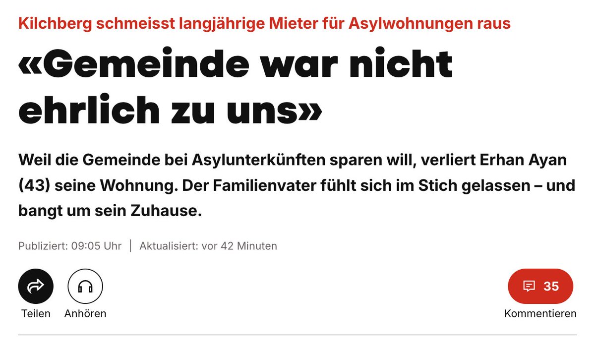 Das ist die Welt der Linken, in der Asylanten mehr Priorität erhalten als Familien. Deshalb müssen wir dem ein Ende setzen. Ja zur #Nachhaltigkeitsinitiative!