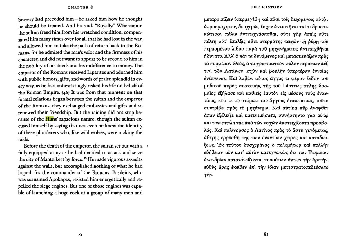 Michael Attaleiates (Antalyalı Mihail diyebiliriz) kroniğinde Selçuklular Hunlarla, özel olarak Eftalit Hunları ile özleştirilmiş. İlginç bir ifade.