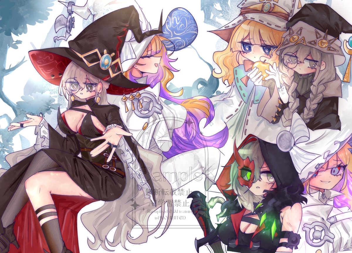 #OCGファンアート

黒魔女ディアベルスター　原罪のディアベルゼ

罪宝ストーリーよかったの絵です