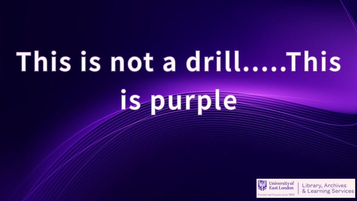 UEL Library tweet media