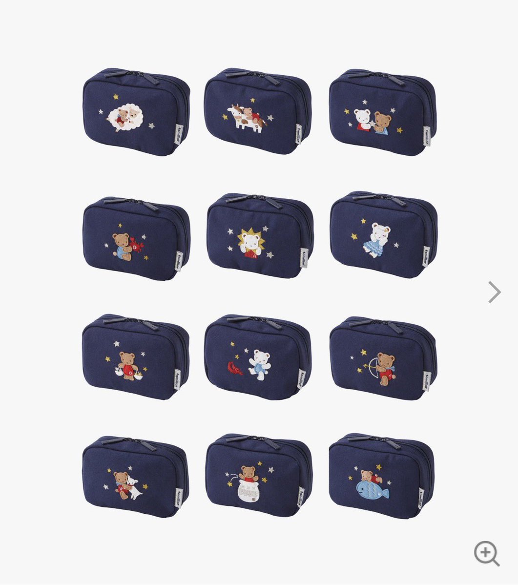 話題のファミリアの星座ポーチ🌟 オンラインではsold outだけど梅田