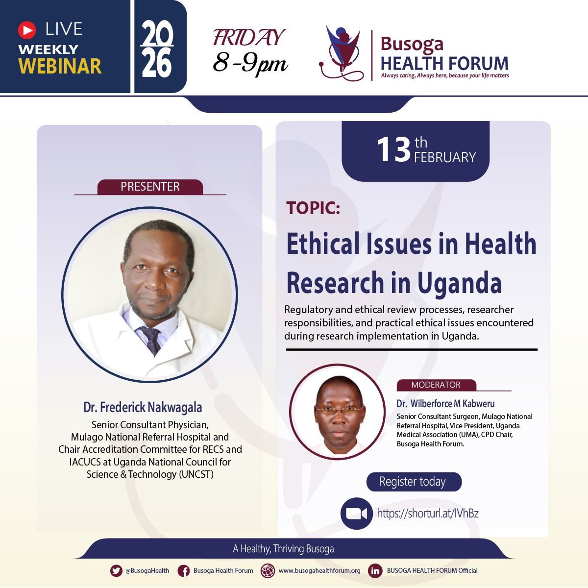 Dr Wilberforce M. Kabweru tweet media