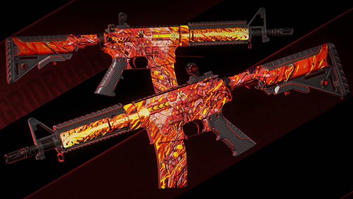 CostOfBloodArt's tweet image. M4A4 | Gridrunner🤖
🔻🔻🔻🔻🔻
steamcommunity.com/sharedfiles/fi…
🔺🔺🔺🔺🔺
We continue to make a collection with @horameow 
for CS2 🧡
Yo @valvesoftware @CounterStrike we need ✅
#cs2skins #csworkshop  
PLS SUPPORT THIS SKIN!🙏