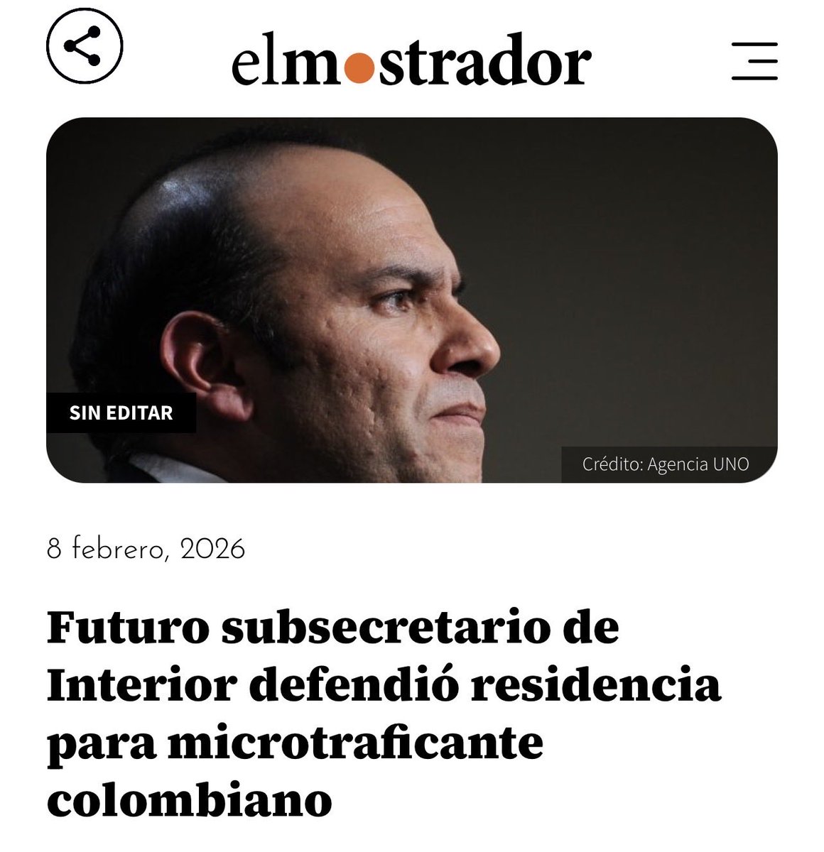 santozallegro's tweet image. Confirmado;
Tendremos un defensor de narcotraficantes como Subsecretario del Interior; Maximo Pavez.