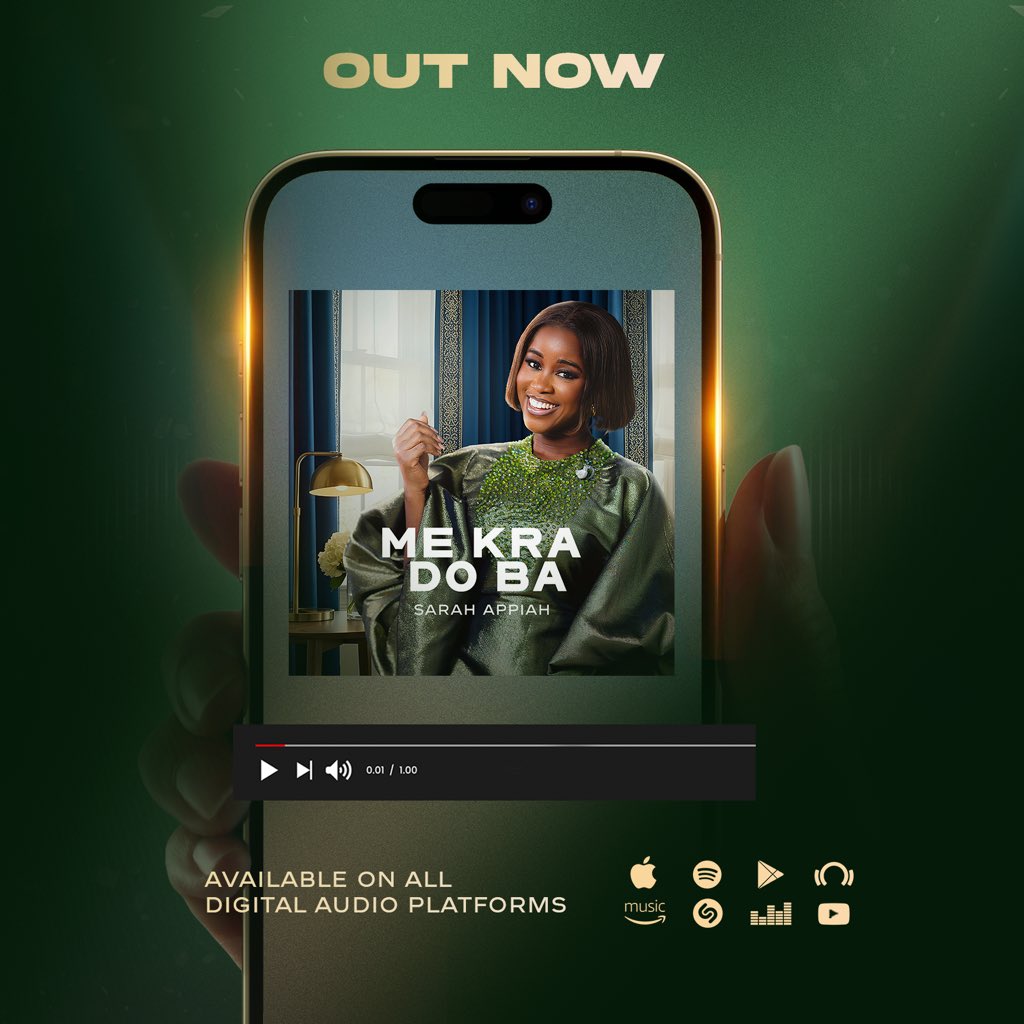 Hello Family, As this season turns our attention towards love, I'm choosing to focus on my first love, Jesus💜💜(AUDIO OF MEKRADOBA IS OUT). 

Itune   itunes.apple.com/album/id187434…

Spotify   open.spotify.com/album/1lVIWGhA…

Audiomack  audiomack.com/sarahachiaa17/…