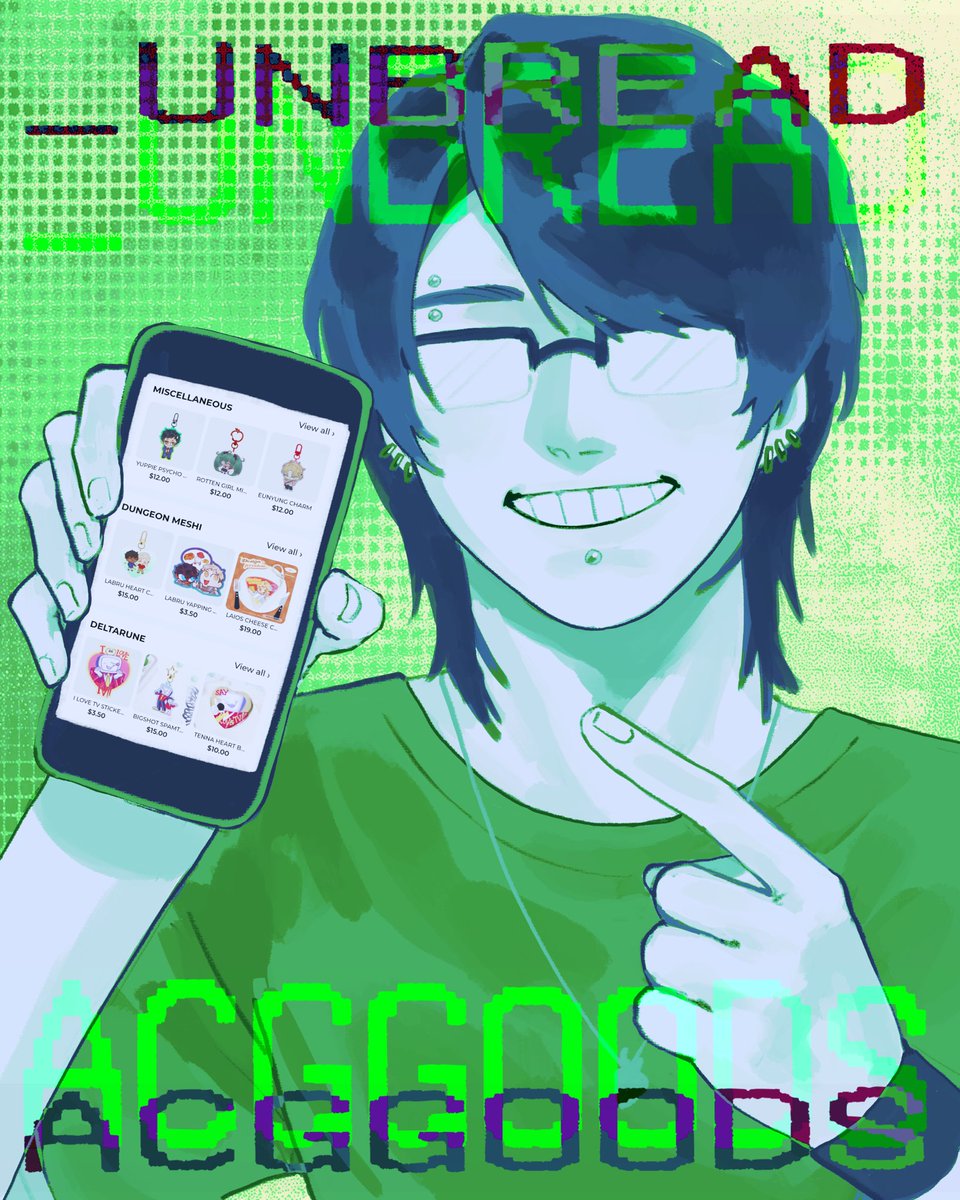 _unbread's tweet photo. #ACGGoods

I’ve just opened a store on @ACGGoods !
I’ll have most of my old dunmeshi merch as well as all of my newer stuff.

RTs super appreciated!
https://t.co/OnRYhRlQhb https://t.co/TMooOzoDrU
