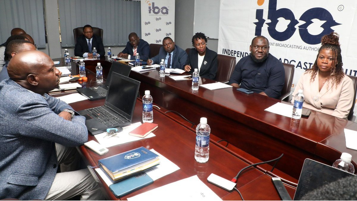 IBAZambia's tweet photo. The IBA hosted a delegation from Ghana on a courtesy visit to explore collaboration in the broadcasting and communications sector.

The visit, which formed part of engagements involving tech company Bahamus Limited, was also attended by representatives from ZICTA. https://t.co/kohUsdGBe6