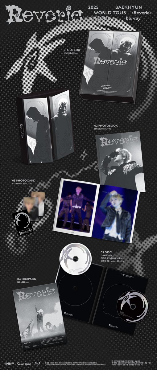 loveblight0506's tweet photo. 2025 BAEKHYUN WORLD TOUR <Reverie> in SEOUL Blu-ray &amp; QR CODE

@Ktown4u_JAPAN 共同購入
🔗https://t.co/MjQQ8fSXAx

予約締切 : 2/22
入荷予定：4/17

限定特典が付く日本の販売先と比較するとかなり安価なので特典に拘らない方におすすめです(+送料がかかります)

#백현 #BAEKHYUN #ベッキョン https://t.co/7srJNWrvV6