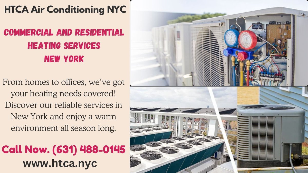 NycHtca's tweet photo. From homes to offices, we’ve got your heating needs covered! Discover our reliable services in New York and enjoy a warm environment all season long. Call us (631) 488-0145 https://t.co/I6cOP7JUVo
#HeatingServices, #HVAC, #HeatingAndCooling, #FurnaceRepair, #BoilerRepair https://t.co/3TG6YTQPpa