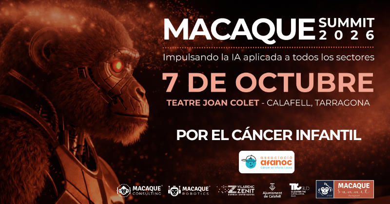xavjimenezmulet's tweet photo. Macaque Summit 2026 por el cáncer infantil. Celebra su segunda edición tras reunir a más de 300 asistentes.

Buscamos empresas patrocinadoras que quieran visibilidad, networking y posicionamiento en el ecosistema tecnológico, mientras apoyan una causa social real.