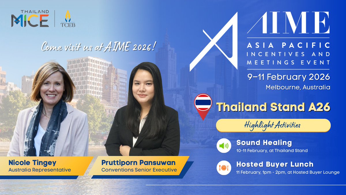 TCEB Thailand Conventions tweet media