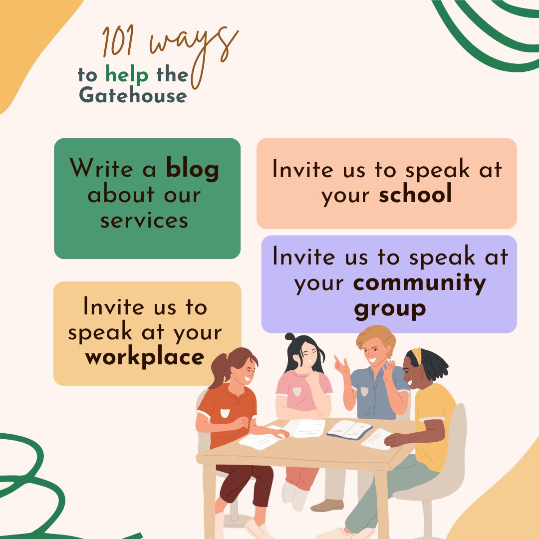 GatehouseOxford's tweet image. 🤝 No 76 - 85: Awareness &amp;amp; Advocacy
It  doesn't get much simpler than spreading the word! Whether it's by giving us a follow on social media, or inviting us to give a talk at your workplace - raising awareness about our work has serious impact
#101ways #smallactions #realimpact