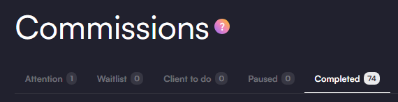 I am almost one client away from completing 75 commissions! 🎉

Once I reach 75 completed, I will be offering a 15% discount on the next 5 clients who commissions me! 🥳