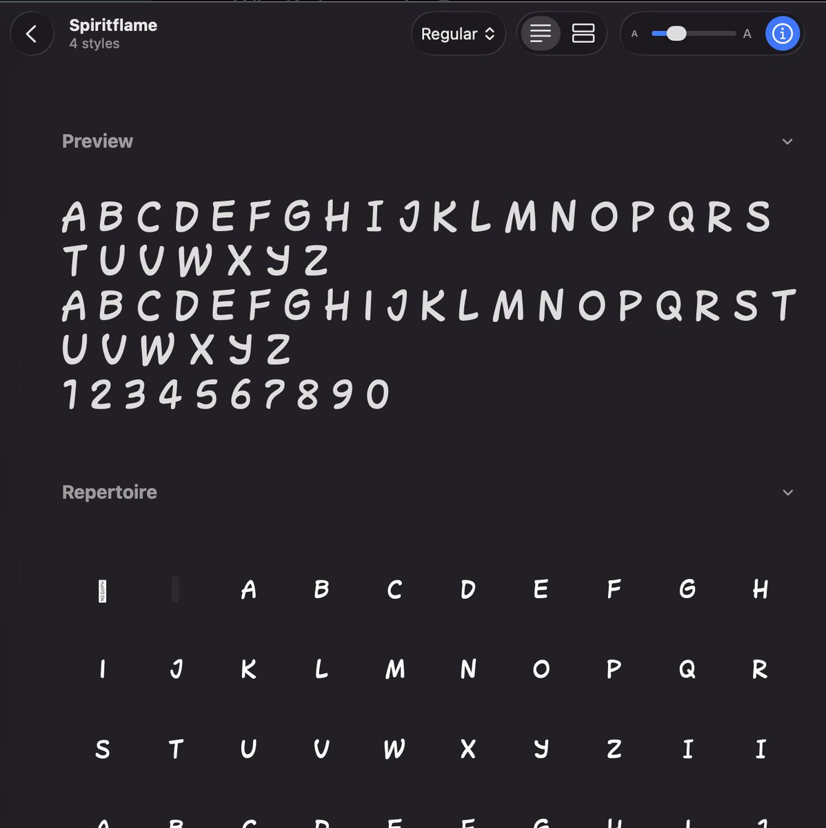 SimonHytte's tweet photo. We've made another font for our game!!!

It's a custom comic book font called Spiritflame, which my friend Sander Flink drew! It's gorgeous!! ^˶>ᴥ<˶^ https://t.co/Mt1i8xLcNU