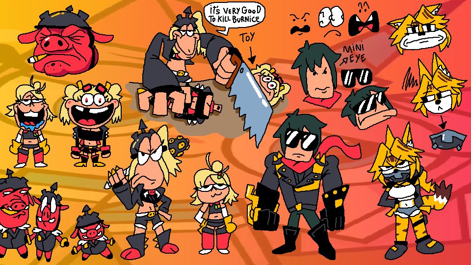 JoaoVictorBBbr's tweet image. the rest of Burnice's friends!
a country gang!