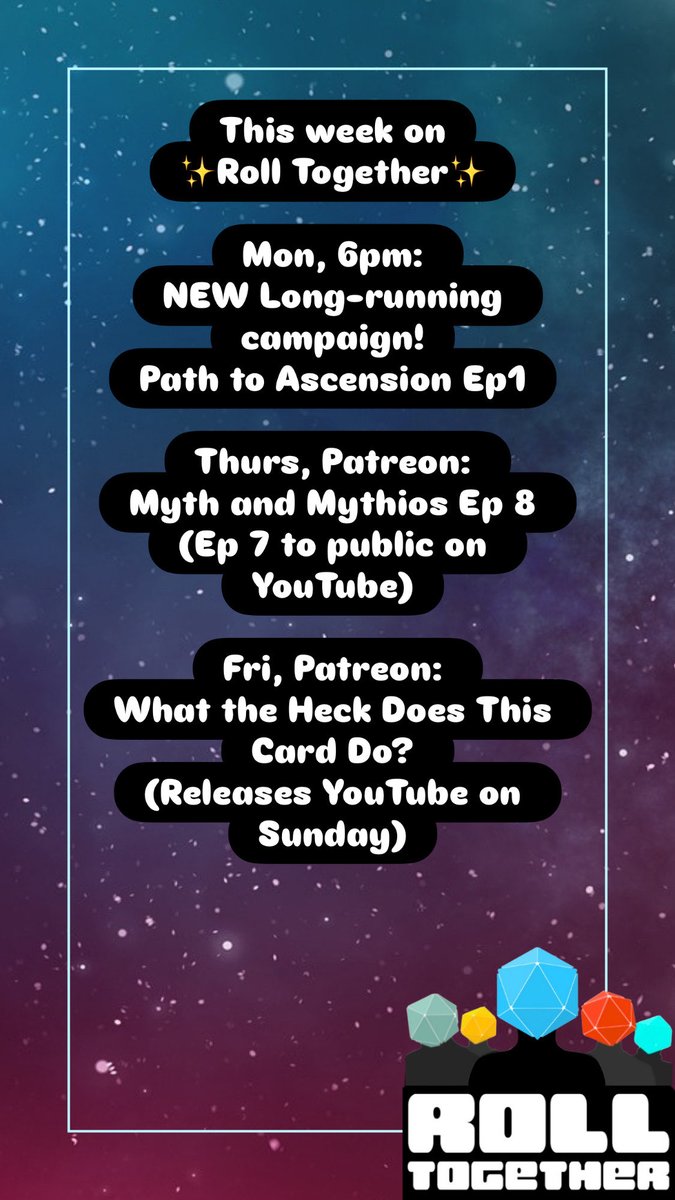 Roll Together RPG tweet media