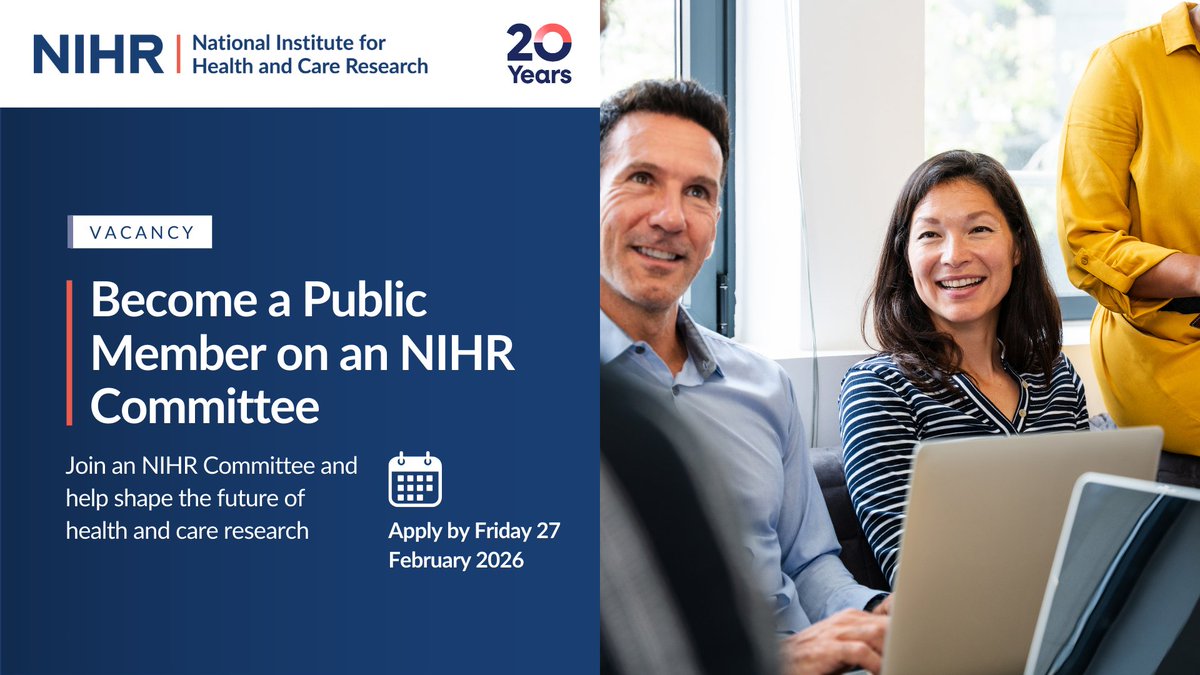 NIHR Involvement tweet media