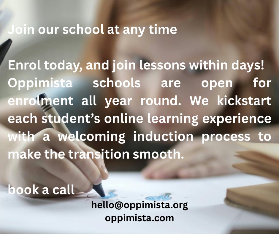 oppimista's tweet photo. Oppimista Private Online K-12 Schools across the US
A new way of learning
Book a discovery call hello@oppimista.org
Find out more and download a prospectus https://t.co/GTPK0K185L
#floridahomeschoollearning #HomeLearning #homelearningfun #homelearningideas
#oppimista @oppimista https://t.co/oqUgM12K9k
