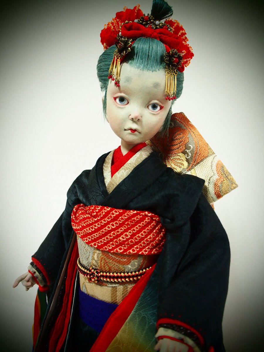 第20回倉敷ひいな展 【出展作家】田中雅子 様 【一言】 初めて日本髪に