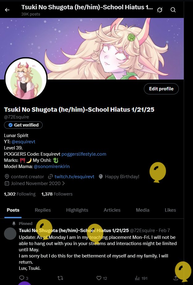 TsukiShugota's tweet photo. oh no the balloons are back!!! https://t.co/cy69iPLKkG