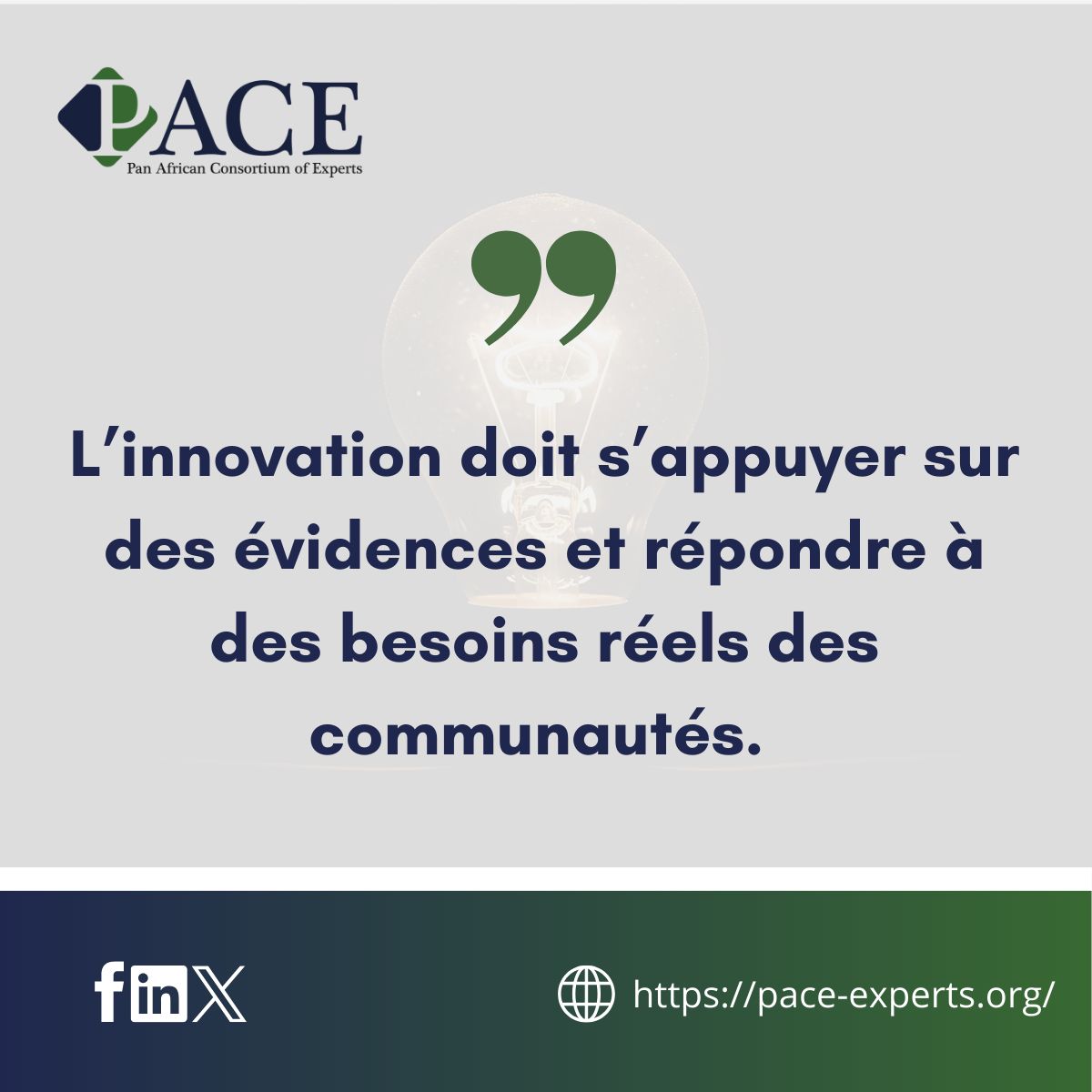 Pan African Consortium of Experts - PACE tweet media