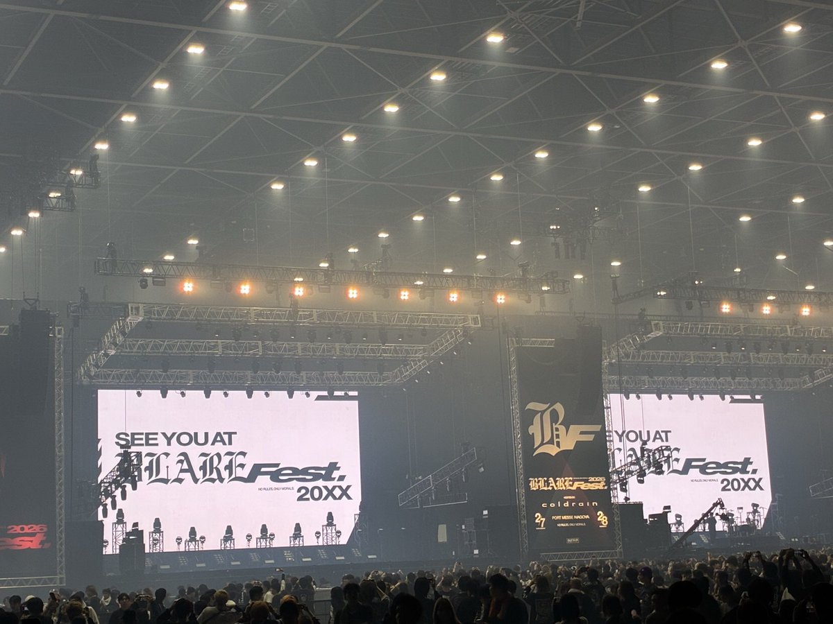 MetalKing_666's tweet photo. ブレアフェス今回も皆勤賞🤘
6年越しの願いが叶い、ワンオクのSkyfallお目にかかれて満足です。
毎回やばいバンドを揃えるcoldrain、さすがです。 https://t.co/OYuQaOiQaU
