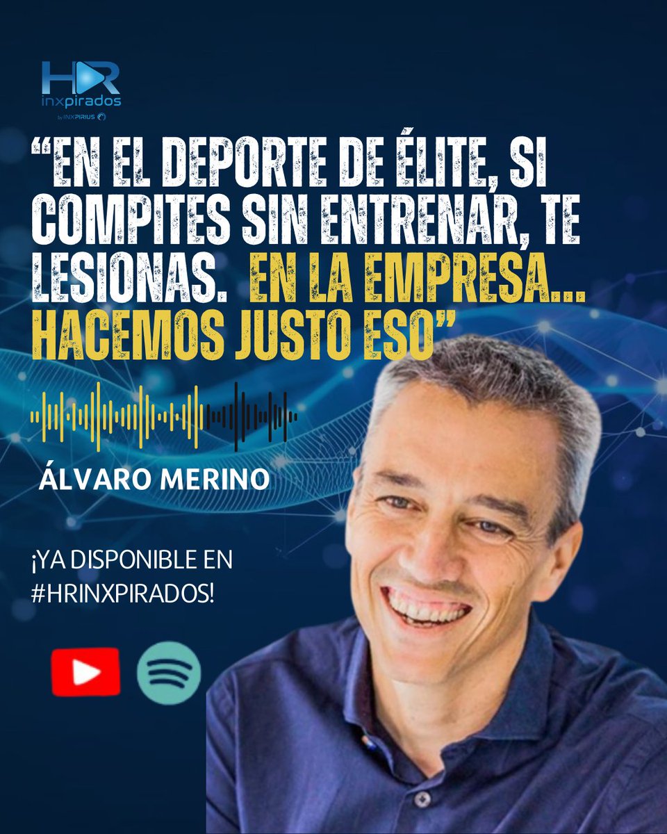 En el deporte de élite, si compites sin entrenar, te lesionas. En la #empresa… lo hacemos cada día. No es falta de #talento. Es falta de entrenamiento.  

¿Tu empresa entrena… o solo compite?  

🎥 YouTube: buff.ly/irDN2ia 
📷 Spotify: buff.ly/EXVkEgI 

#RRHH