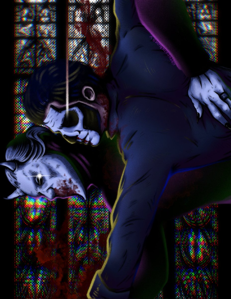 chickenfoxart tweet picture