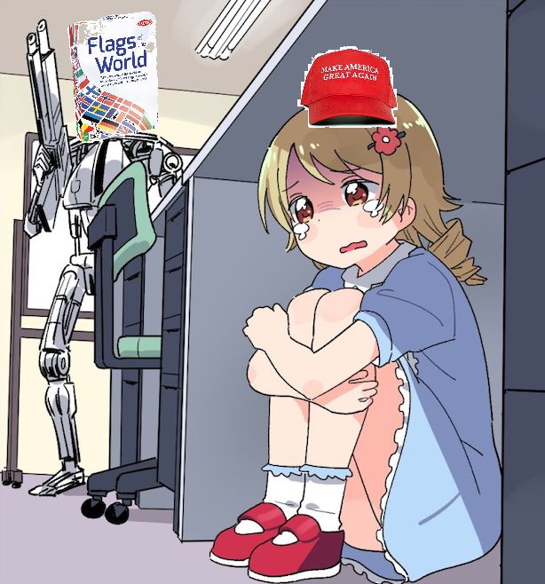 MAGA getting triggered by flags is a hilarious development.