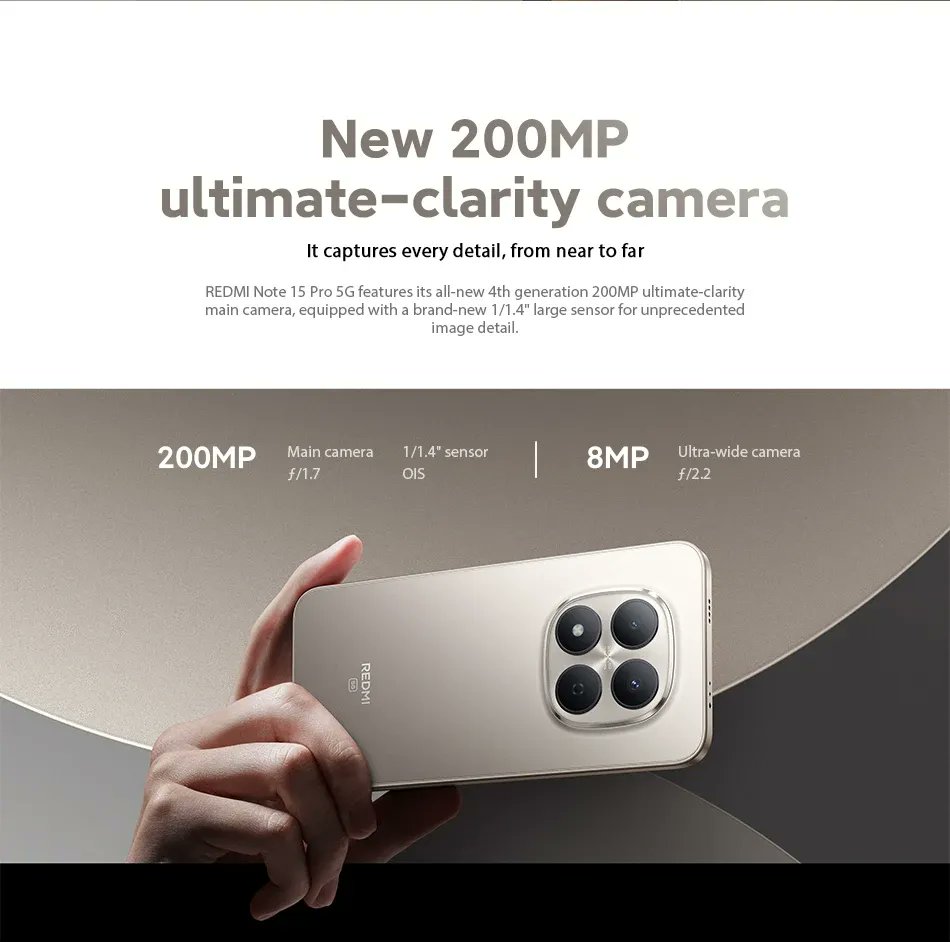 daily_gadget_jp's tweet photo. Xiaomi最新「Redmi Note 15 Pro」グローバル版が6.2万円！新チップ・大容量電池搭載で実用スペック高し
https://t.co/rZFpjM3P28
#デイリーガジェット #RedmiNote https://t.co/BqblEtb5Wy