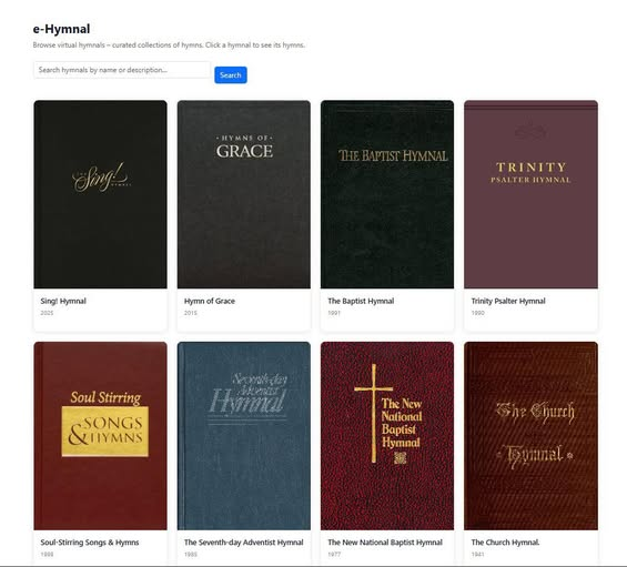HymnalLibrary's tweet photo. Are you considering purchasing a hymnal?
Before you make your decision, take a moment to check whether it includes your favorite hymns. You can search and preview thousands of hymns in our virtual Hymnal Library here:
https://t.co/AL66E7BKJA https://t.co/ErvsywNqS9