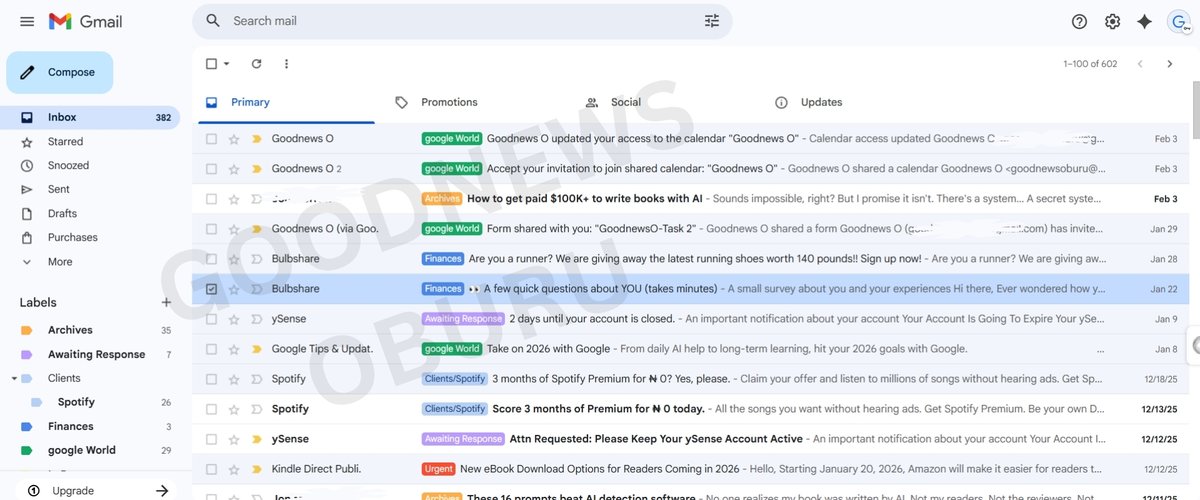 BaeLikeBenny's tweet photo. One win? Building a full Gmail email management system:
🔹Labels &amp; filters
🔹Templates for repetitive emails
🔹Color-coded priorities
Turns out systems reduce stress.
Quiet progress is still progress 💜
@remotetrybe 
#RemoteTrybeChallenge #VirtualAssistantJourney #VAPowerSkills https://t.co/fA3sTYFzGg
