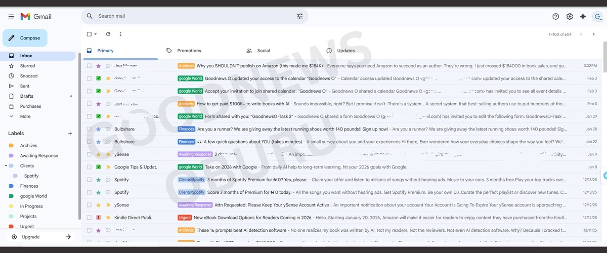 BaeLikeBenny's tweet photo. One win? Building a full Gmail email management system:
🔹Labels &amp; filters
🔹Templates for repetitive emails
🔹Color-coded priorities
Turns out systems reduce stress.
Quiet progress is still progress 💜
@remotetrybe 
#RemoteTrybeChallenge #VirtualAssistantJourney #VAPowerSkills https://t.co/fA3sTYFzGg