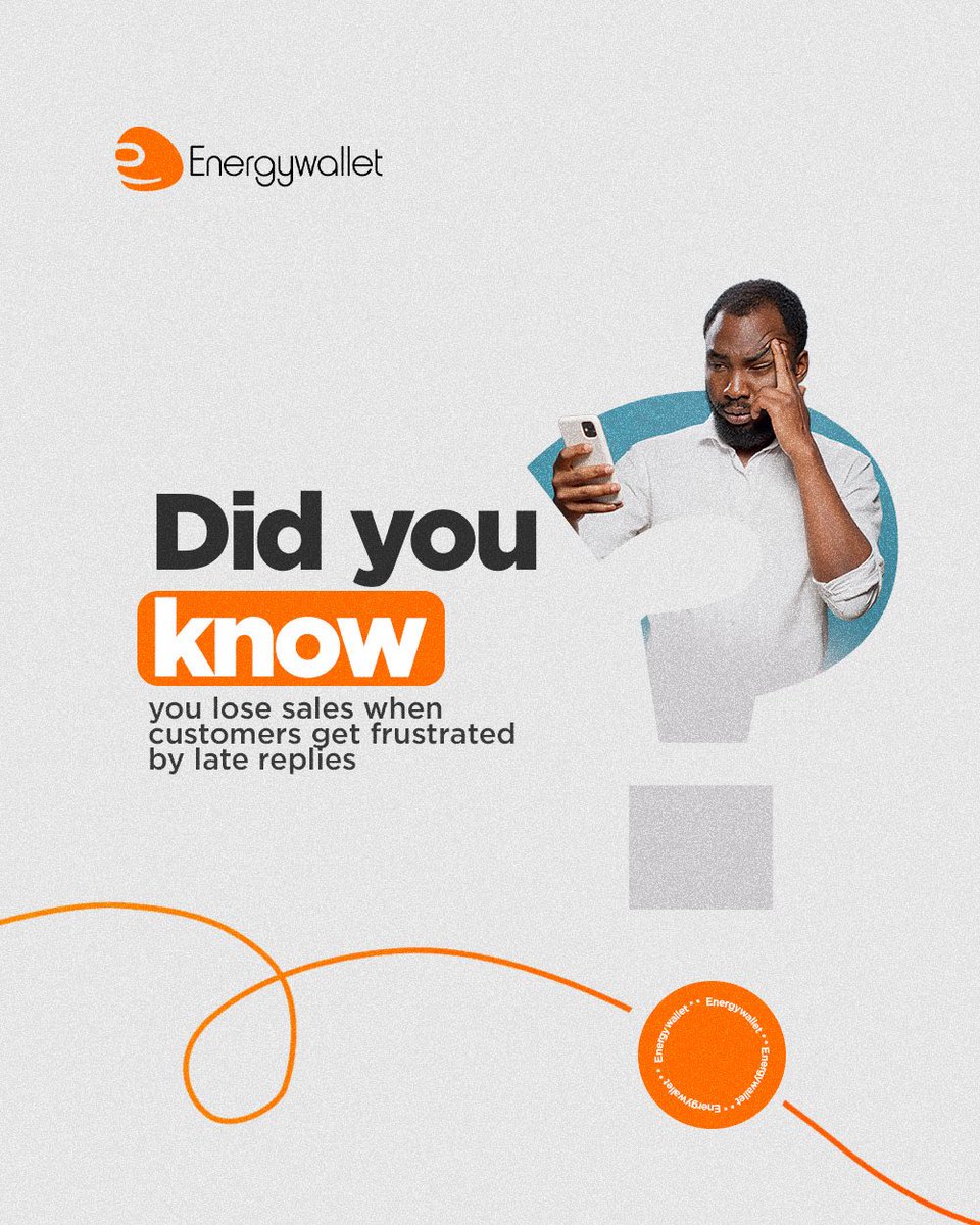 energywalletng's tweet photo. Every late reply is a potential lost sale.
Energywallet keeps your store open 24/7 so customers can buy without waiting. Even while you sleep.
GM Fam
#enerywallet #lifemadeeasy #explore https://t.co/869unsPf0R