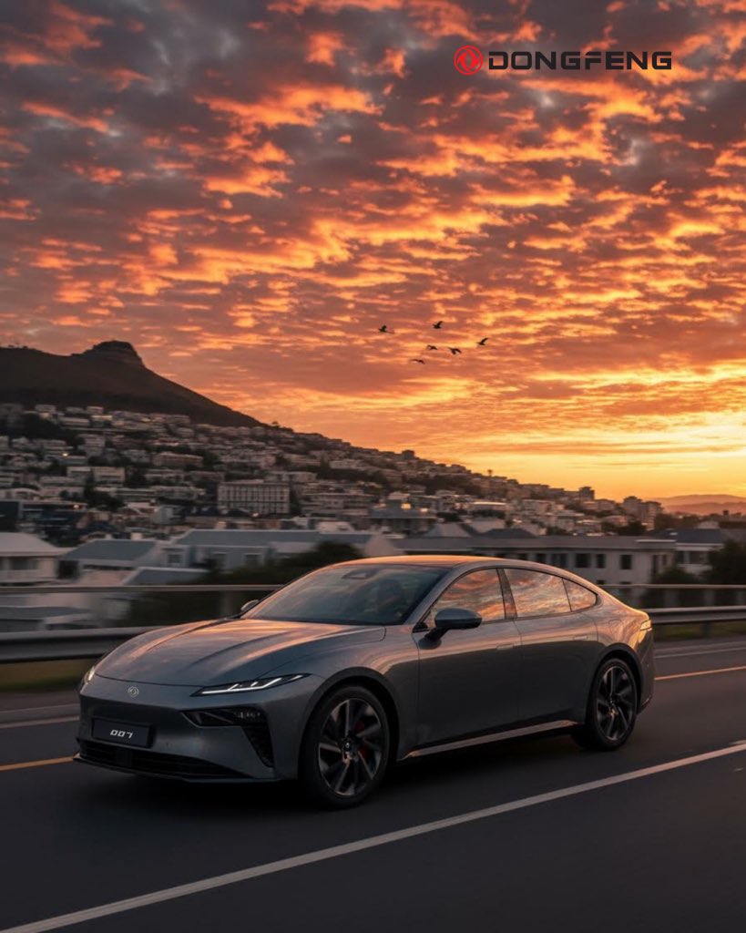 DongfengSA's tweet photo. Chasing the sunset with Dongfeng 007.
＜3.9s | 400kW | 640Nm | 540km
#Dongfeng #Dongfeng007AWD #Dongfengsa #DRIVEYOURDREAM #Fashion https://t.co/t7LpvfYCbY